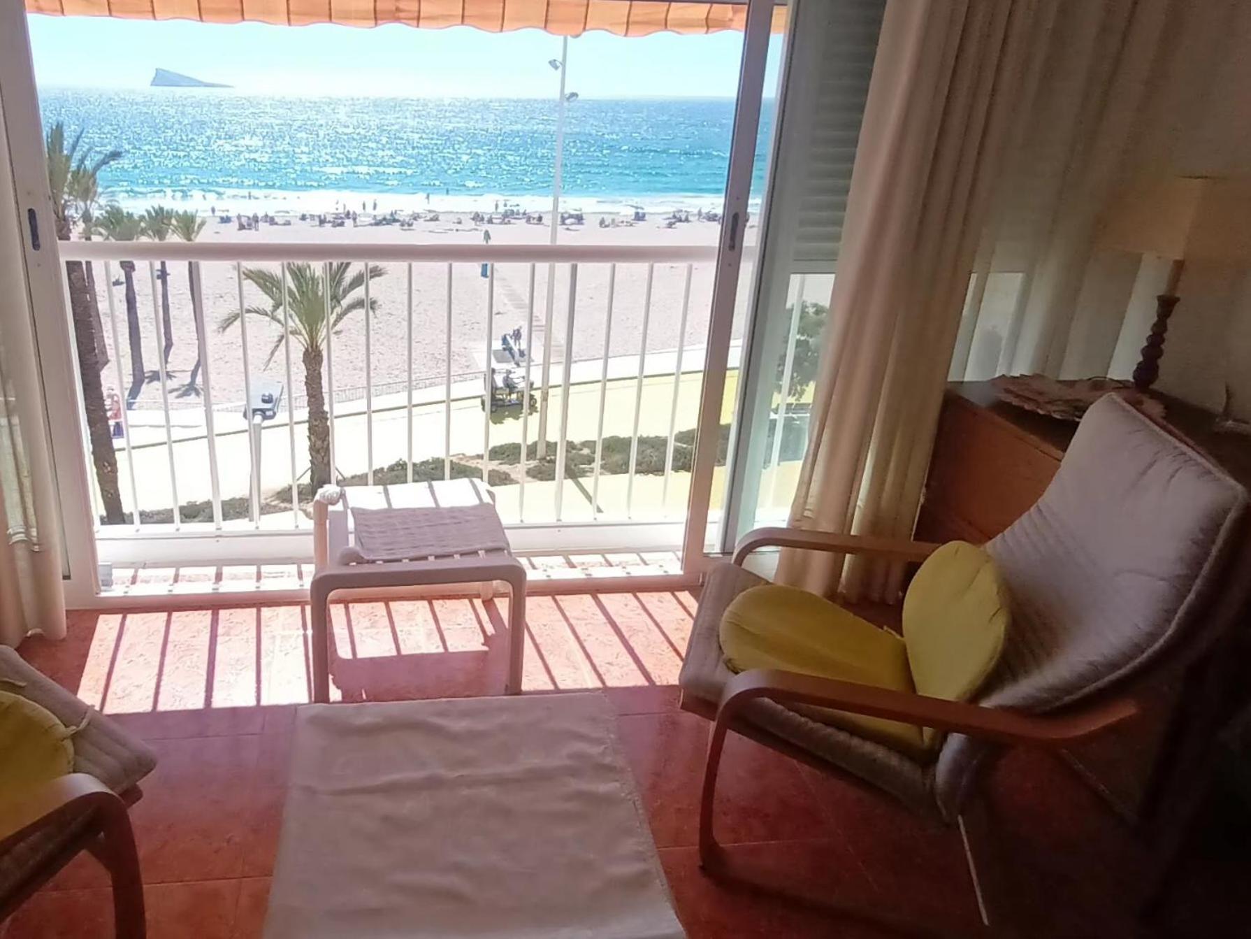 Apartamento Acapulco Luxe Piso 3 En 1A Linea Playa Poniente Benidorm Top Vistas Al Mar Espectaculares Y De Luxe Con Acceso A Piscina Y Garaje Privado Exterior photo